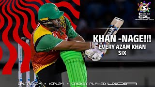 EVERY Azam Khan Six in CPL History! | CPL Memories