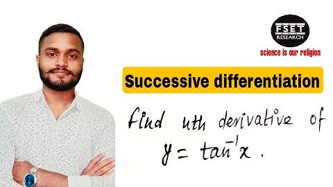 Higher order derivative examples:Find nth derivative of tan inverse x |•Most important question•|
