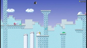SuperTux 0.4.0 Icy Island all secrets reverse 6 times speed