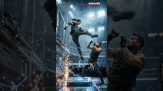 Futuristic Arena Showdown | Epic Flying Kick Battle in a Steel Combat Zone ⚡🔥