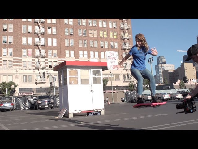 La reproduction de l'Hoverboard de Marty McFly dans Retour vers le