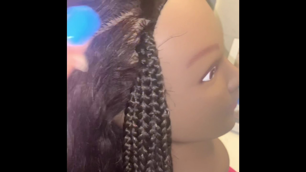 HOW TO START A BOX BRAID !! ( SHORT AND EASY ) 💗 YouTube