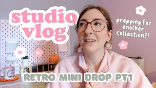 Prepping for another collection?! 🌸 small business studio vlog