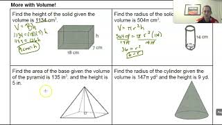 12.2 Find missing dimensions given volume