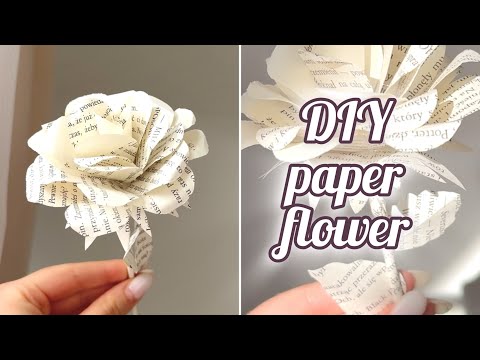 How to Make a Paper Rose | tutorial