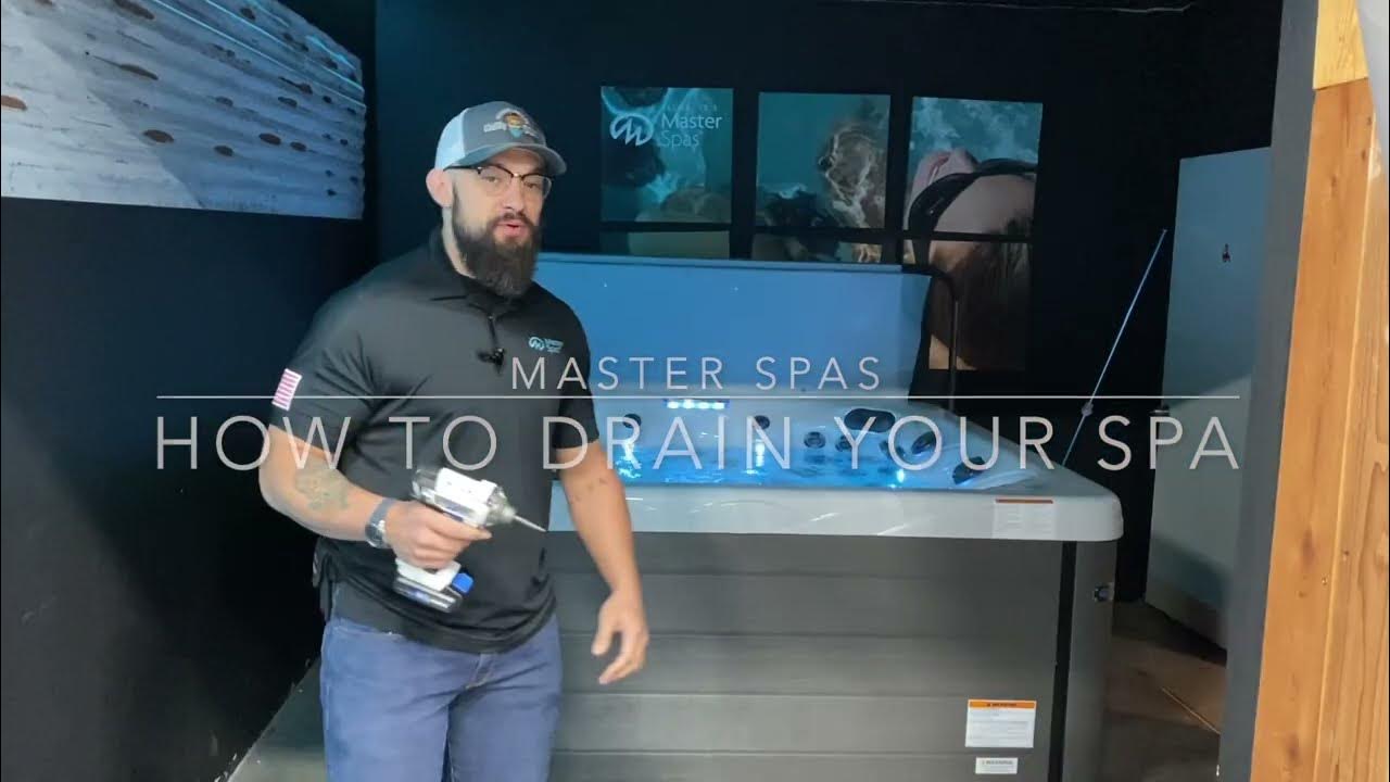 How to Drain a Master Spa YouTube