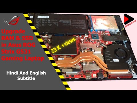 How to Upgrade SSD & in Asus Strix G531 Gaming YouTube