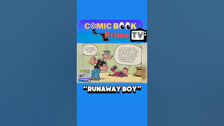 Runaway boy, Popeye by Bud Sagendorf #ytshorts #shortvideo #shorts #comics #funny