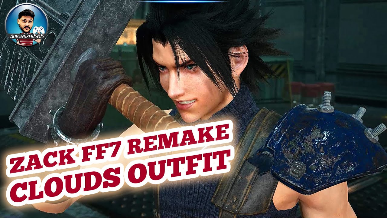 Crisis Core FFVII Mods Give Zack Advent Children and Remake Outfits