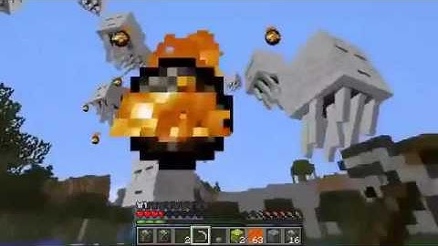 Pat And Jen PopularMMOs | Minecraft BLAZE TITAN CHALLENGE GAMES Lucky Block Mod Modded Min