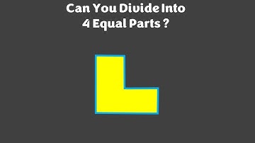 Can You Divide Into 4 Equal Parts - Matchstick Puzzles