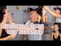 husband does my makeup, what could possibly go wrong? | Courtney Capano