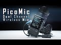 PicoMic - 2 Microphones 1 Receiver 2.4GHz Wireless Microphone System