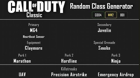 MW2 - Favela Domination (20-19) Random Class Generator #245 [2022]