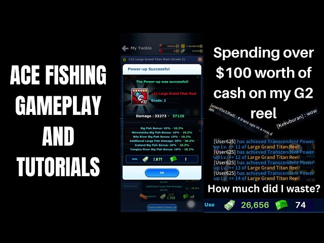 Ace Fishing: Equipment Growth Explained 