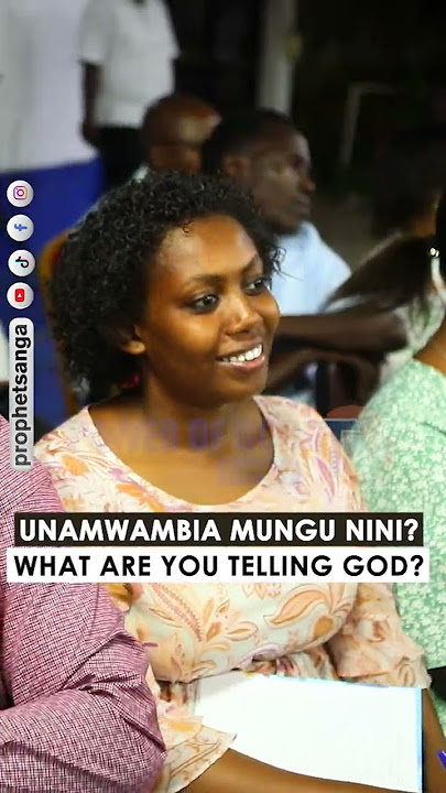 Unamwambia MUNGU nini?  #prophetsanga #jesuschrist