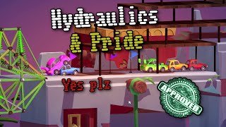Engineer Solves Pride Hydraulics Challenge, Poly Bridge 3! (I am back b****es)