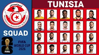 TUNISIA Squad FIFA World Cup 2026 Qualifiers | November 2023 | FootWorld