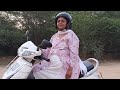 Honda Activa - 2 wheeler Driving Class with my wife and son || part 1 👍