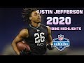 Justin Jefferson 2020 NFL Combine Highlights