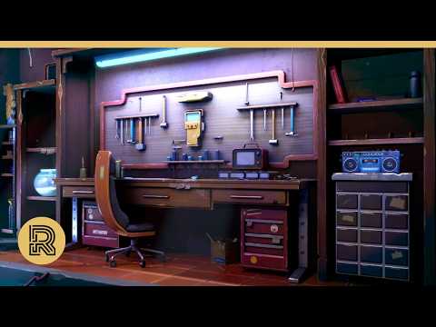 A Cozy Stylized Garage Brought to Life in 3D | The Rookies