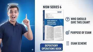 📘 Introduction to NISM Series 6 | Depository Operations Exam - Purpose and Exam Scheme Explained
