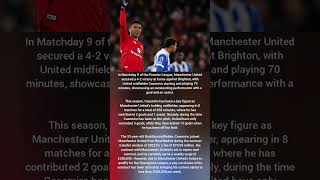 Manchester United's Casemiro Shines as Contract Talks Loom Amid Salary Reduction#manchesterunited