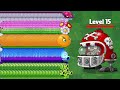 PvZ 2 Challenge - Team Plants Max Level Vs 10 Mecha Football Zombie Level 15