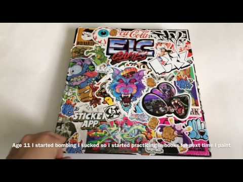 PUPPETMASTERICKY "FRACKING" black book graffiti