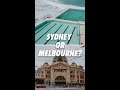 Sydney or Melbourne? #shorts