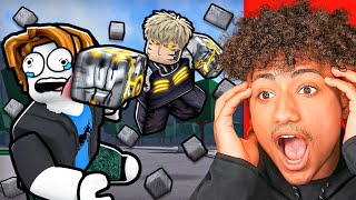 Reacting To Roblox Strongest Battlegrounds FUNNY MOMENTS