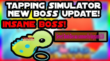 *BOSSES* TAPPING SIMULATOR! SPAWN BOSS WITH PETS!!