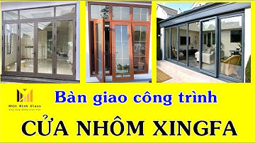 Bàn Giao Công trình Cửa Nhôm Xingfa , cầu thang kính tại HCM | Nhôm Kính Nhật Minh