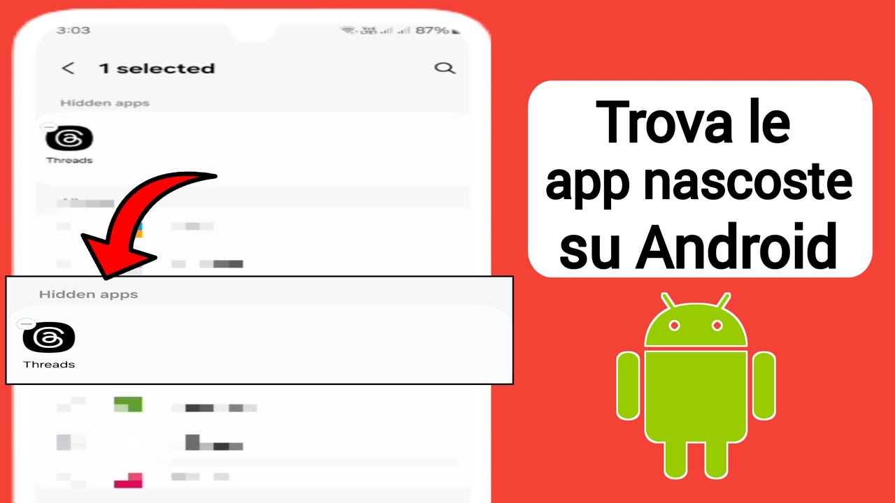 Come trovare le app nascoste su Android (2024) - YouTube