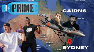 We flew all the way across australia to try PRIME and visit LOGAN PAUL AND KSI
