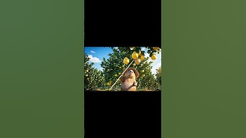 Capybara thu hoạch bưởi giúp bà #viralvideo #veo3 #funny #shortvideo #capybara #capybarasong