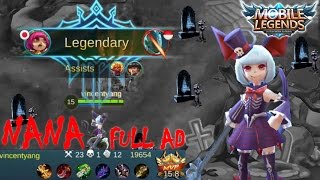 Mobile Legends - It Works!!! Graveyard Party NANA Full AD Best Build and Gameplay [MVP]