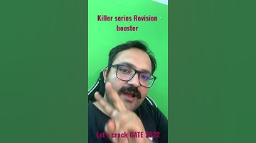 REVISION BOOSTER - killer series launching tomorrow # let’s crack it