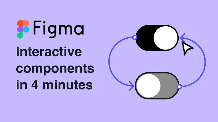 Figma Tutorial: Interactive components prototype [ in 4 minutes ]