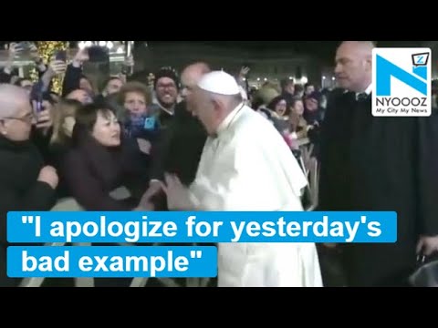 Pope Francis apologizes