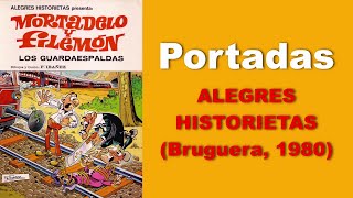 Todas Las Portadas De La Serie Alegres Historietas Bruguera, 1980