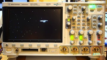 Agilent Oscilloscope DSOX 2000A/3000A Series Easteregg Screensaver