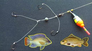 Terbaru. Cara Membuat Rangkaian Pancing Nila - 4 Mata Kail