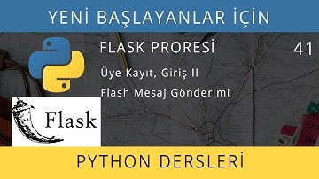 Yeni Başlayanlar İçin Python Dersleri 2019 - FLASK - Ders 41