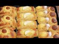 Facturas hojaldradas con crema pastelera y membrillo