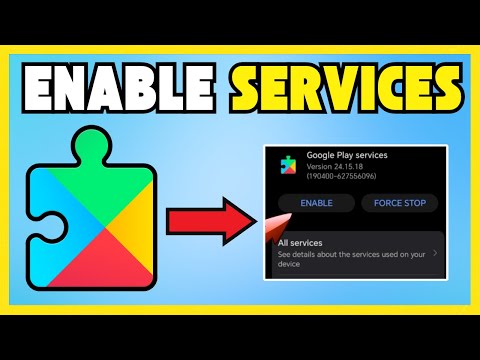 How To Enable Google Play Services || Activate  Google Play Services