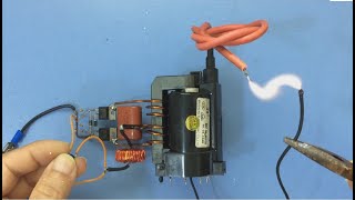 How to make inverter 12v to 220v from old CRT TV. ALL IN ONE