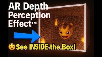 Depth Illusion! 🤯 AR Depth Perception Effect Project™: See INSIDE the Box | Unity® Innovation