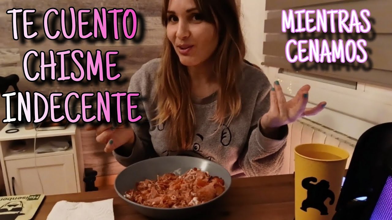 ASMR | Proposición que me han hecho por el canal 🙅🏼 |  Cena y charla