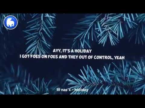 Its a holiday by lil nas x lyrics
